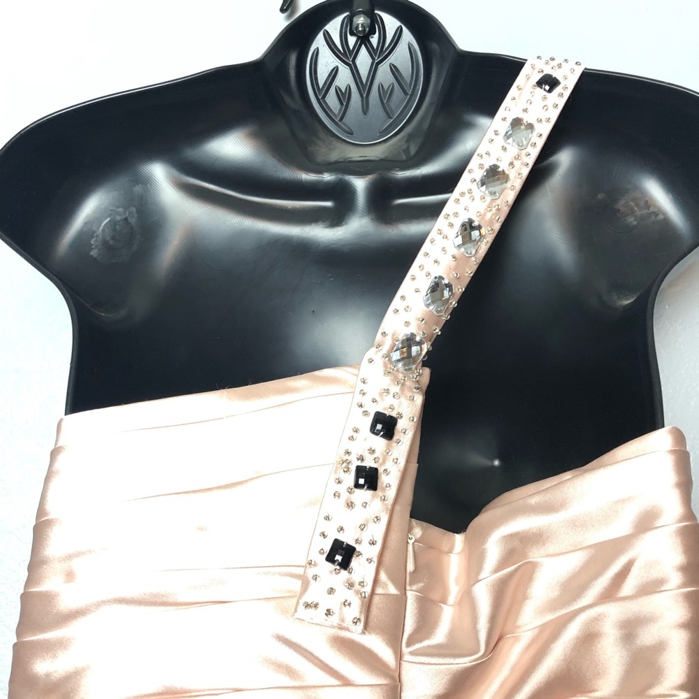 JJ’S HOUSE Pearl Pink Ruched layers bling strap 4 - Picture 8 of 16